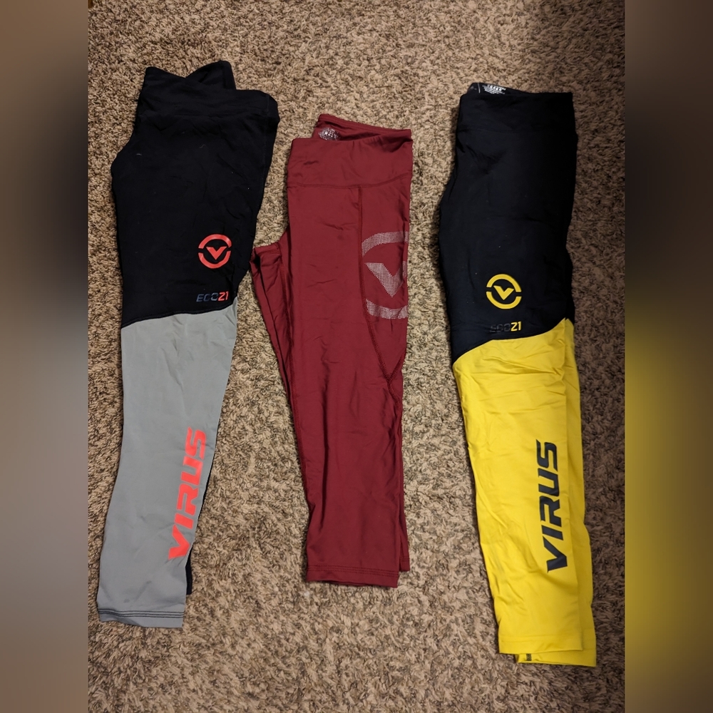 Virus leggings (Yellow)